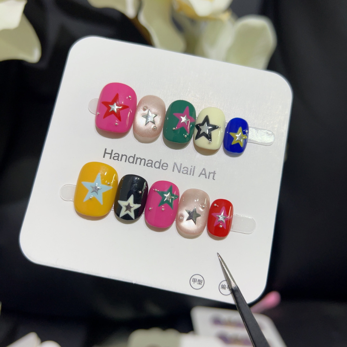 10PCS Glitter Cat Eye Short Sq - Nail Art Cat Eye review and price