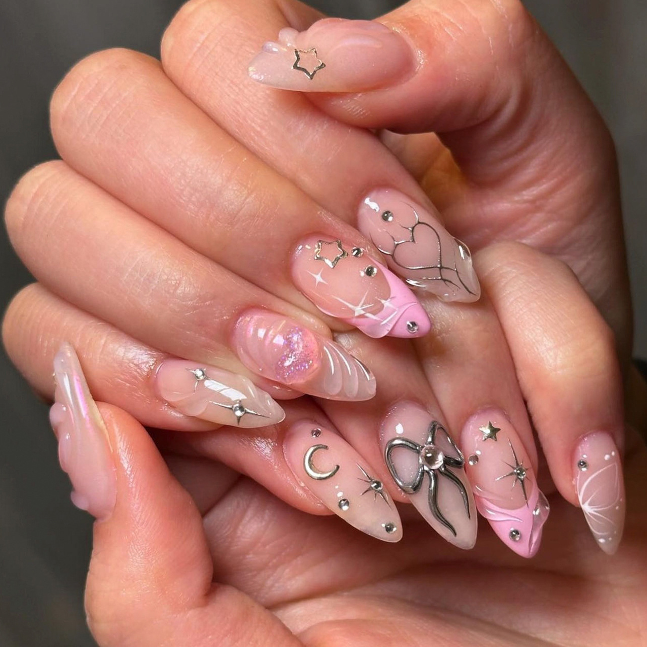 24pcs Bow False Nails Sets Pre - Nail Art Valentine review and price