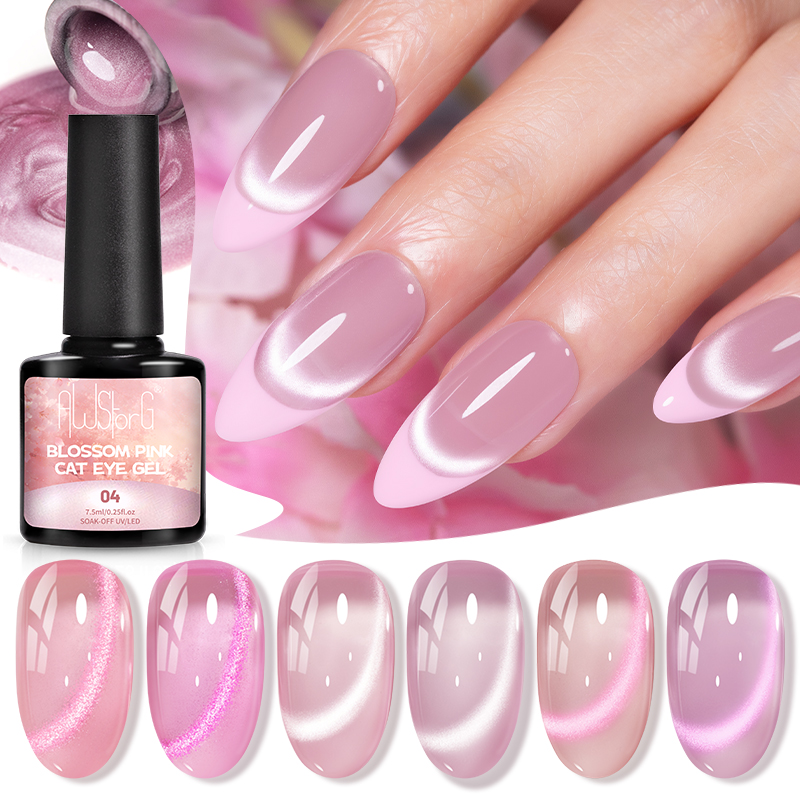 AWStorG 7.5ML Flash Pure Lust  - Nail Art Cat Eye Pink review and price