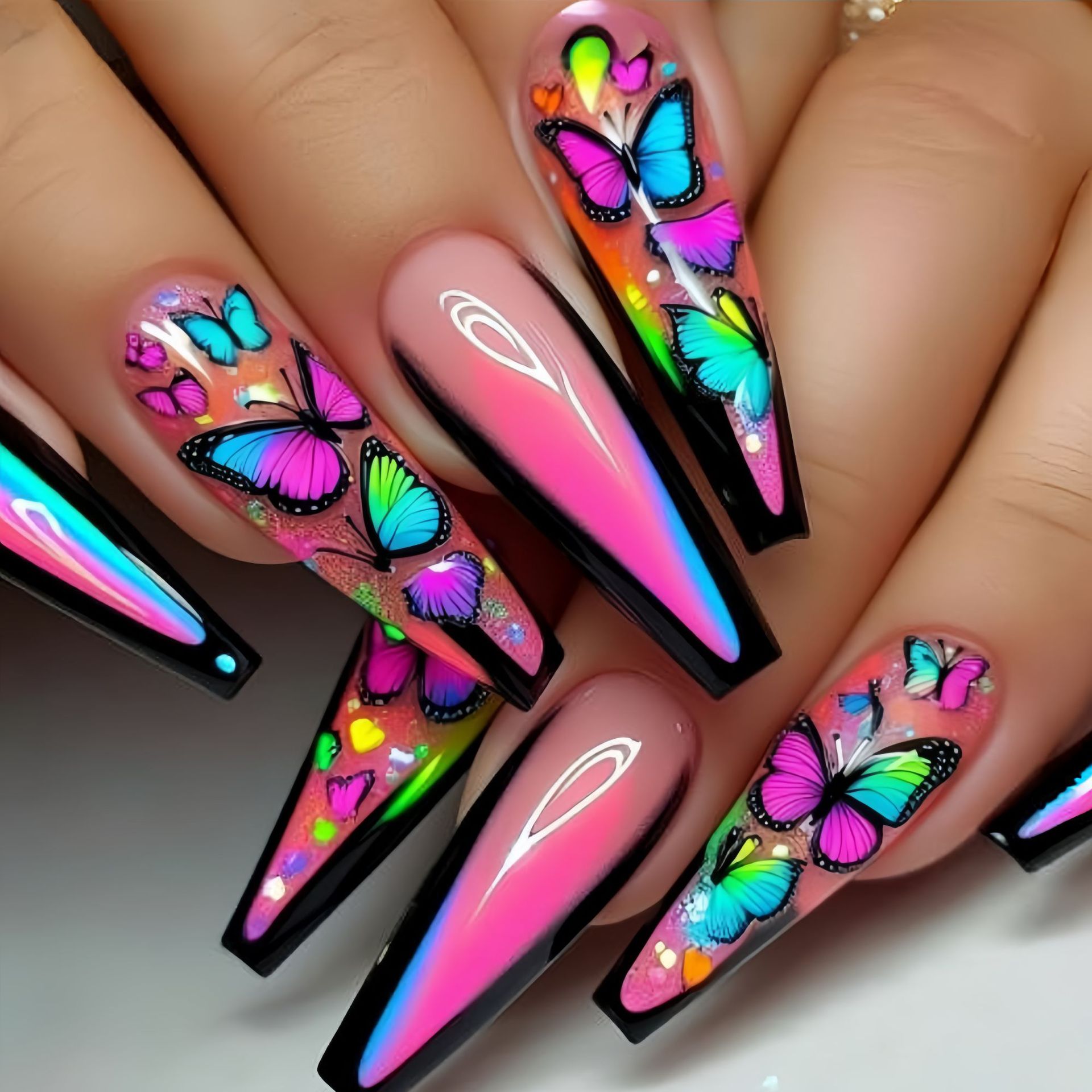 Short Medium long fake nails f - Nail Art Wedding review and price