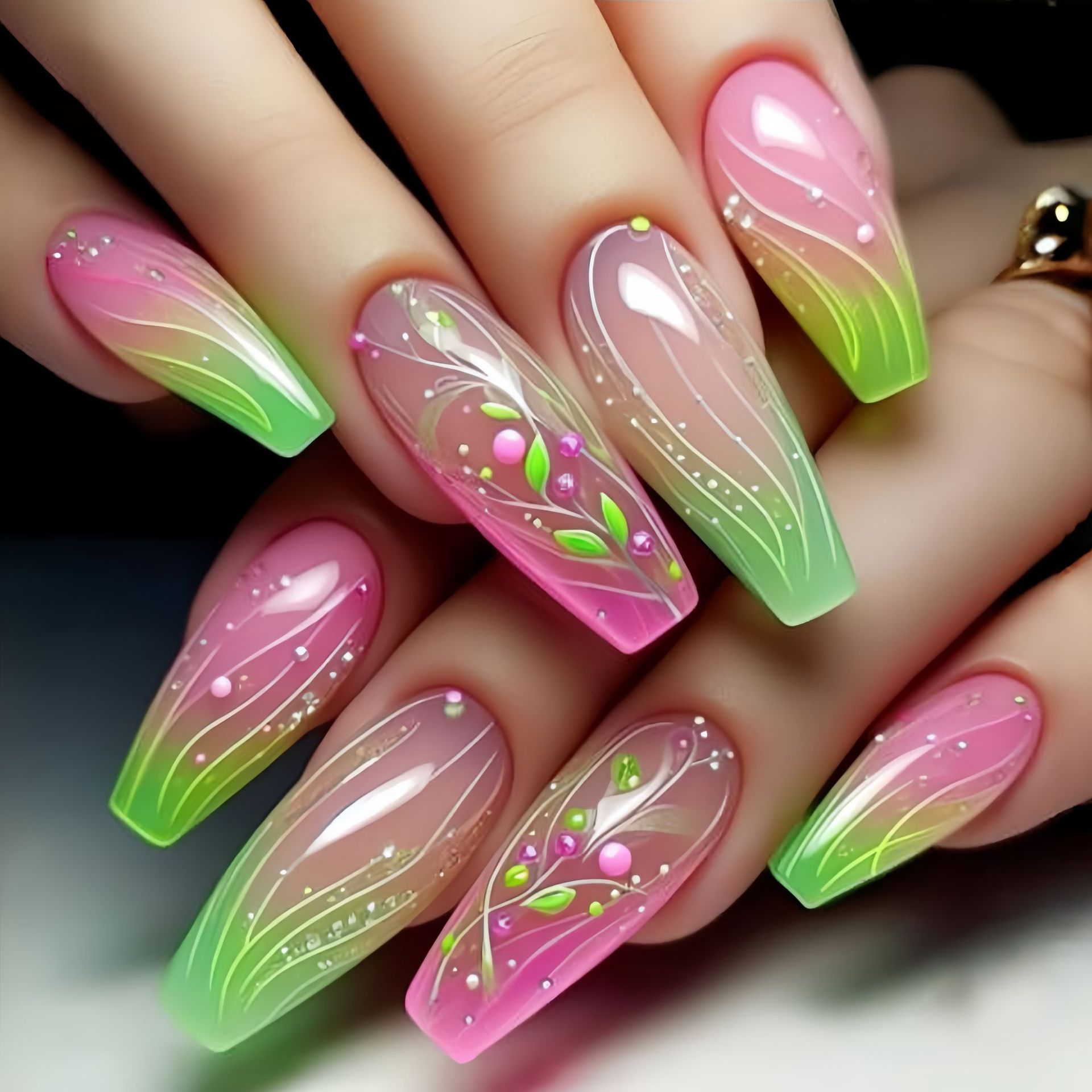 Short Medium long fake nails f - Nail Art Wedding review and price