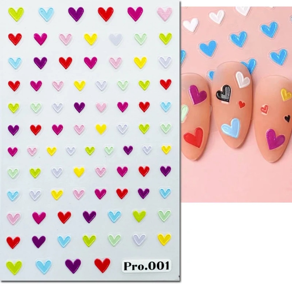5d Embossed Nail Art Stickers  - Nail Art Valentine review and price