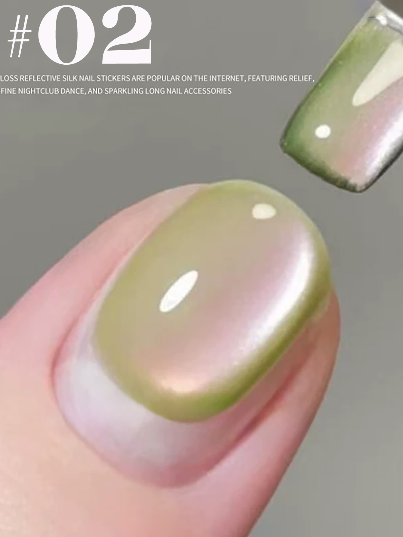 1pcs WS Autumn Winter Green Pi - Nail Art Cat Eye Pink review and price