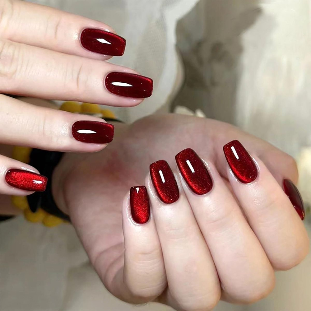 96/48/24PCS Sexy Red Cateye Pr - Nail Art Valentine review and price