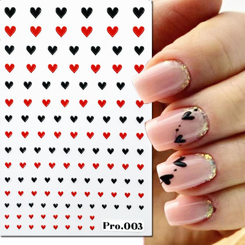 5d Embossed Nail Art Stickers  - Nail Art Valentine review and price