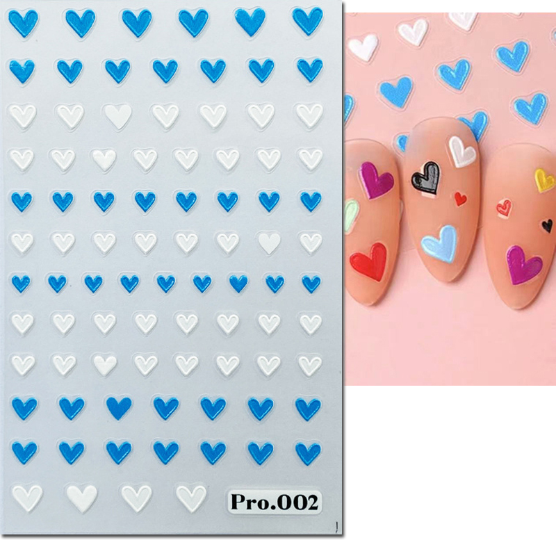 5d Embossed Nail Art Stickers  - Nail Art Valentine review and price