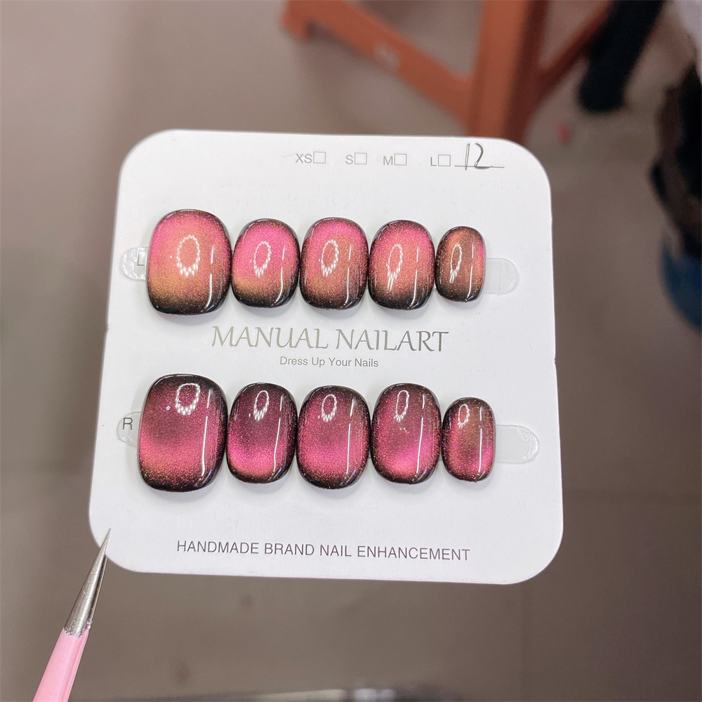 10pc Purely Handmade Wearable  - Nail Art Cat Eye review and price