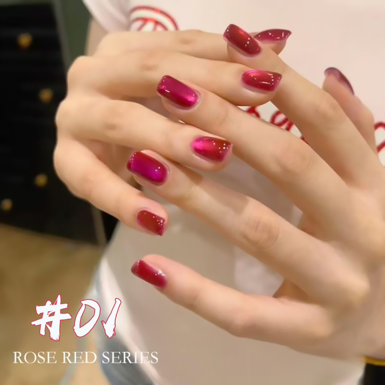 WS 1Pcs 2026 New Strawberry Gu - Nail Art Cat Eye Pink review and price