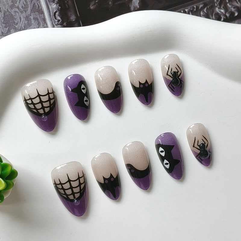 10Pcs Women Halloween Party Th - Nail Art Cat Eye review and price
