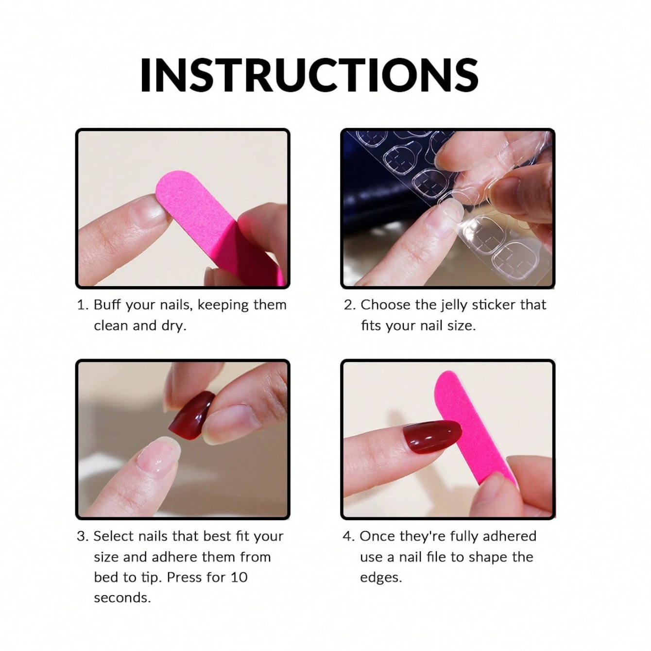 10 Pieces of Hand-Pressed Long - Nail Art Wedding review and price