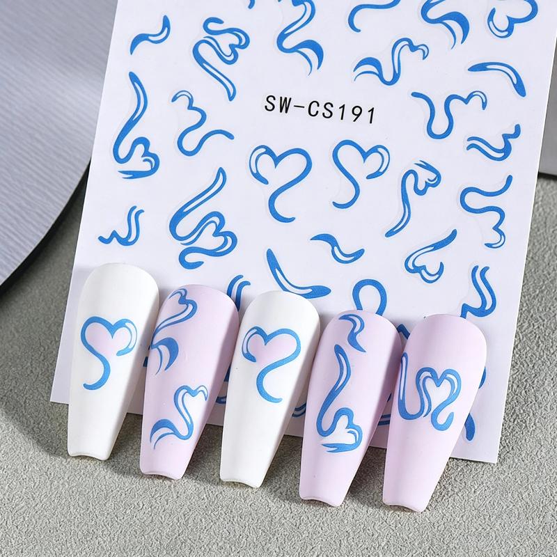 2Sheets Sweet Nail Art Sticker - Nail Art Valentine review and price