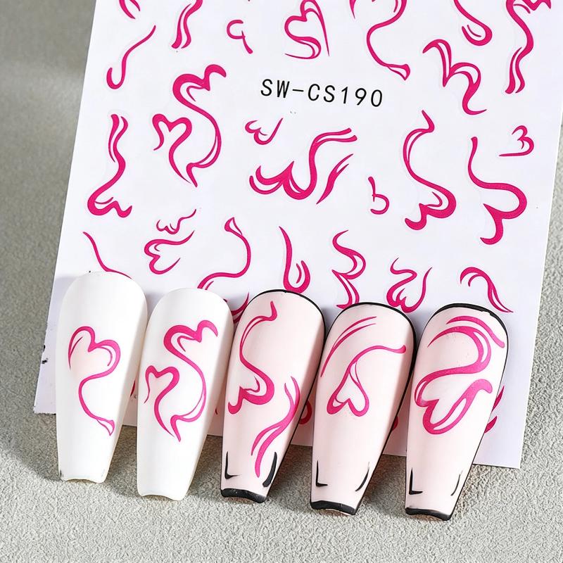 2Sheets Sweet Nail Art Sticker - Nail Art Valentine review and price
