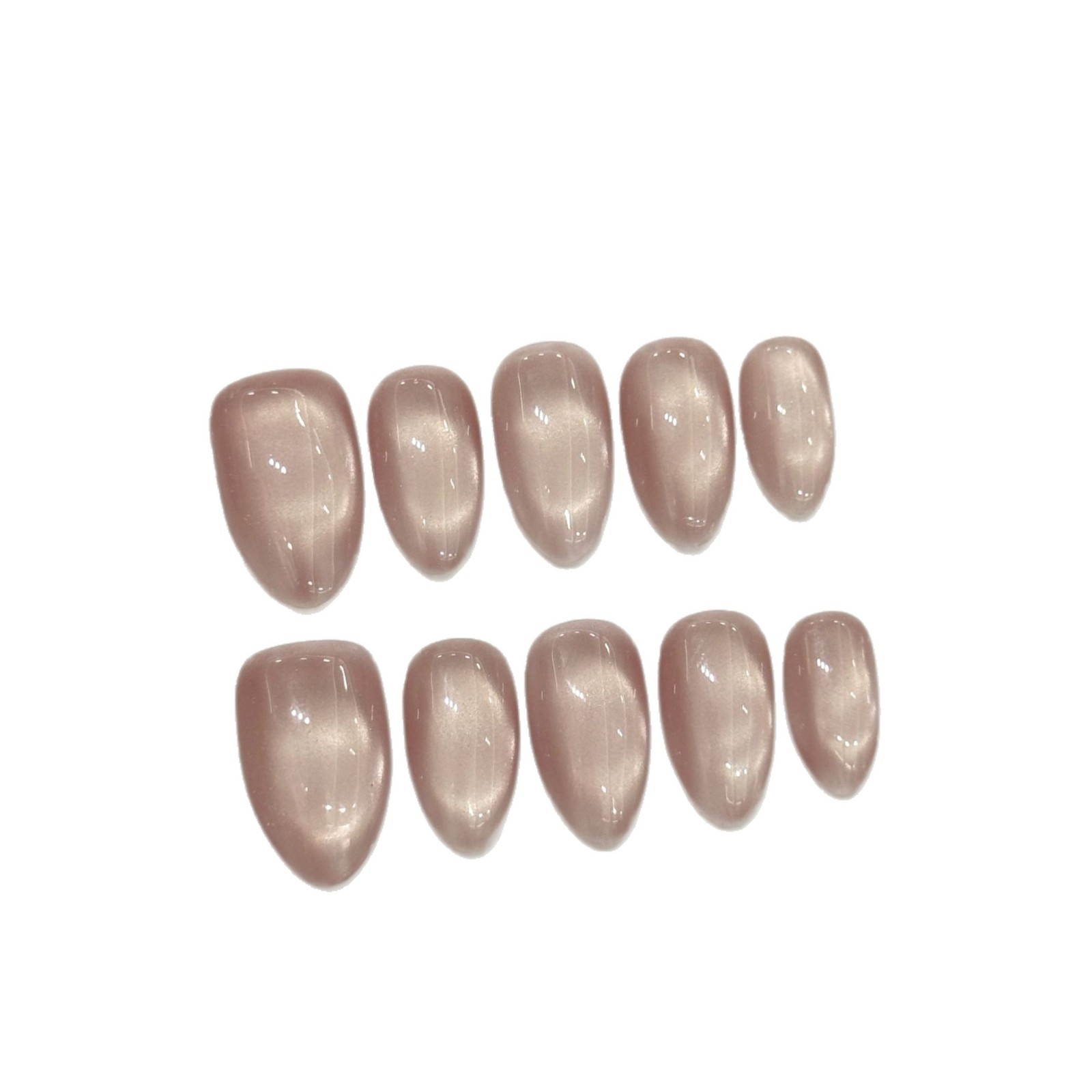 10pcs Handmade Press On Nails  - Nail Art Cat Eye review and price