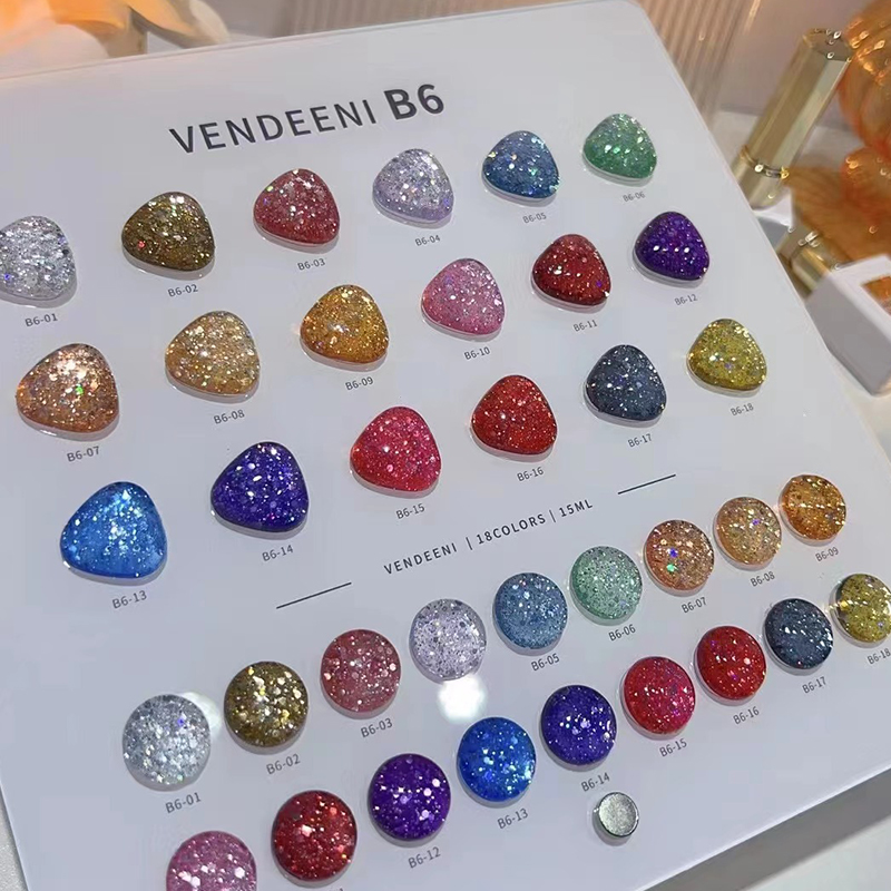 VENDEENI 18 Colors 12 Color Gl - Nail Art Cat Eye review and price