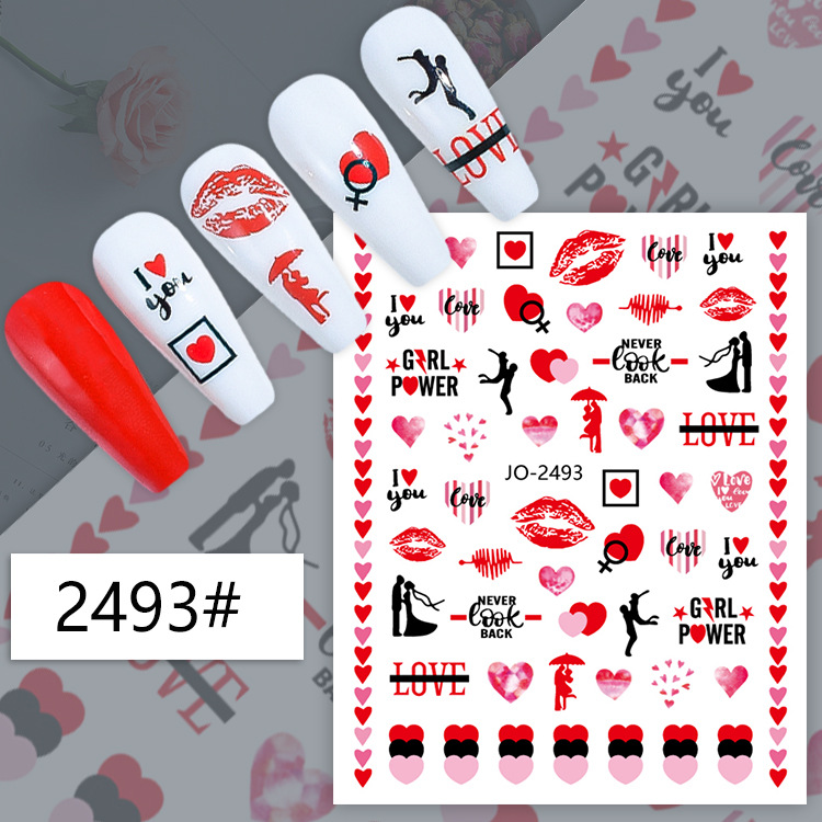 3d Nail Art Decals Geometric L - Nail Art Valentine review and price