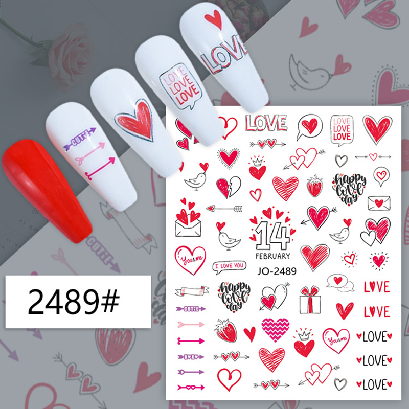 3d Nail Art Decals Geometric L - Nail Art Valentine review and price